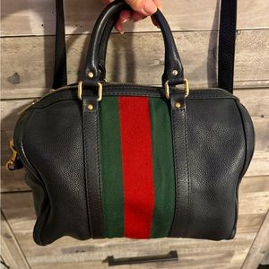 AUTHENTIC LEATHER GUCCI BOSTON BAG